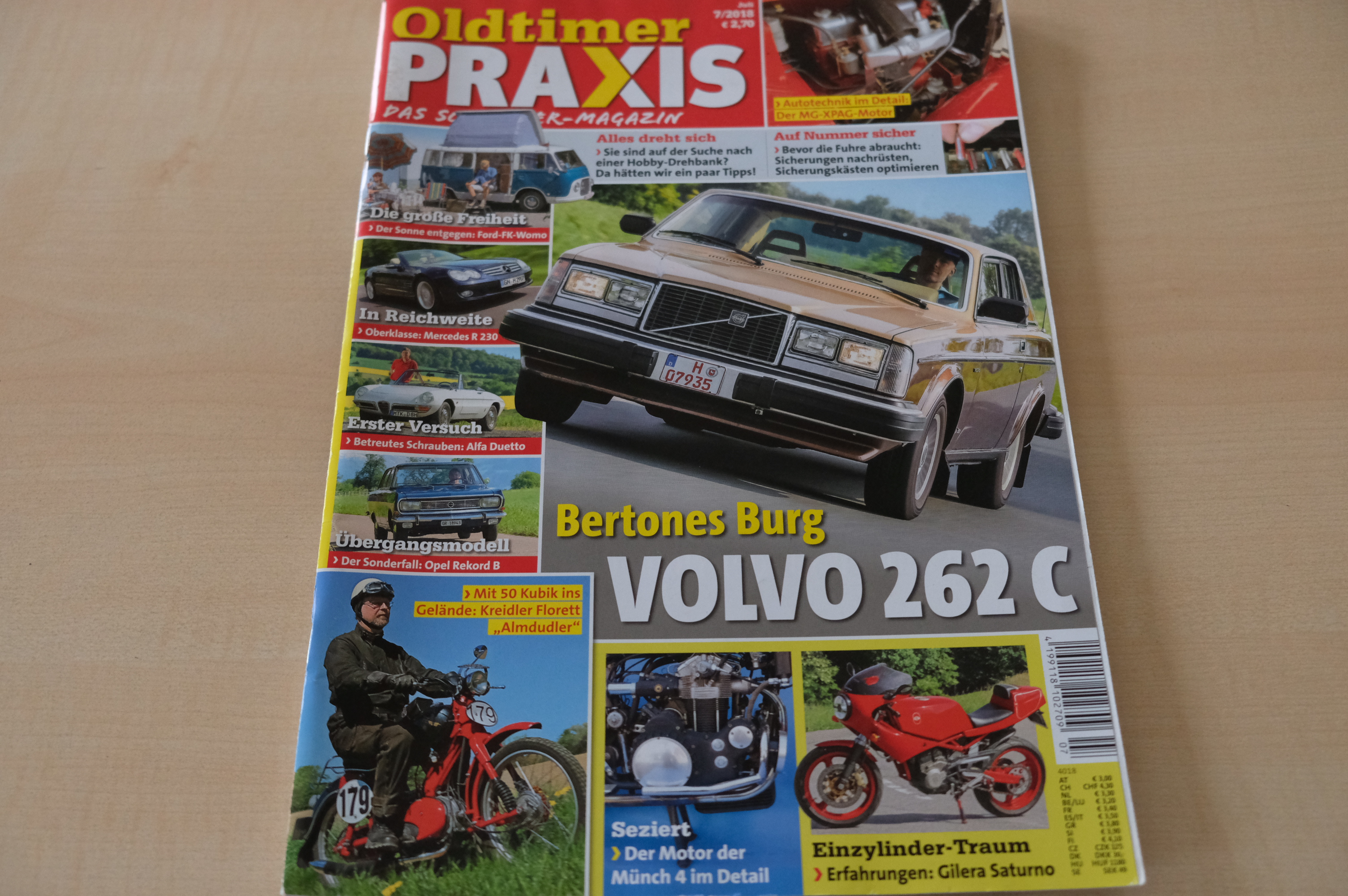 Deckblatt Oldtimer Praxis (07/2018)